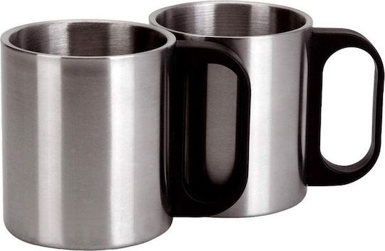 Excellent Houseware Μπουκάλι Θερμός Ανοξείδωτο 180ml Silver