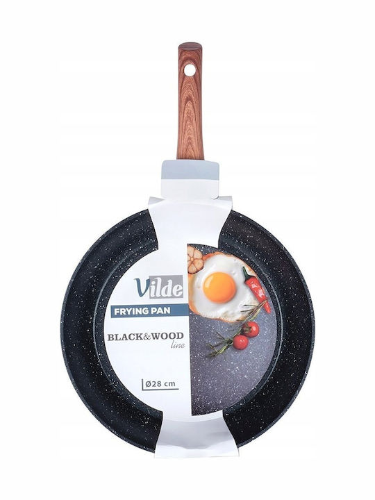 Vilde Non-Stick Pan with Granite Coating Granitica 28cm Black