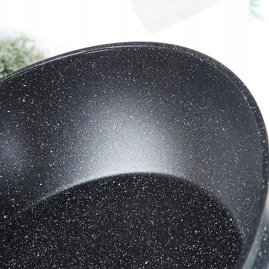 Vilde Tigaie Cu capac din Aluminiu cu Strat de Piatră 28cm