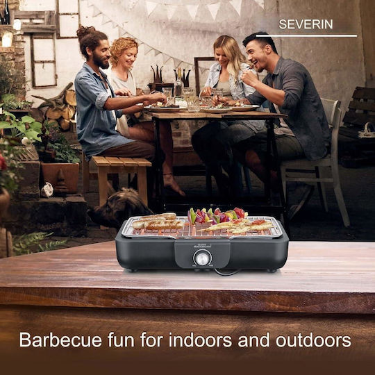 Severin Teppanyaki cu Termostat Reglabil 2300W 37x29cm.