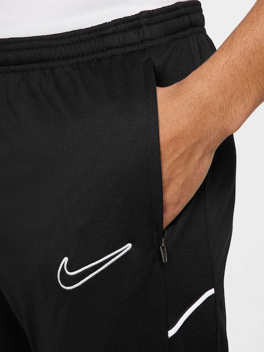 Academy Παντελόνι Φόρμας Dri-Fit Γυαλιστερό με Λάστιχο Black