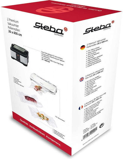 Steba Σαγρέ Σακούλες για Συσκευές Vacuum 600x200mm 1 Ρολό