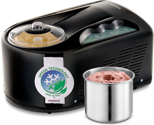Ice Cream Maker Compressor Nemox Gelato Pro 1700 Up I-green 1.7 Liters Black