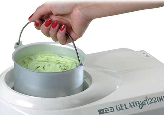 Ice Cream Maker Compressor Nemox Gelato Chef2200 I-Green 1.5 Liter White
