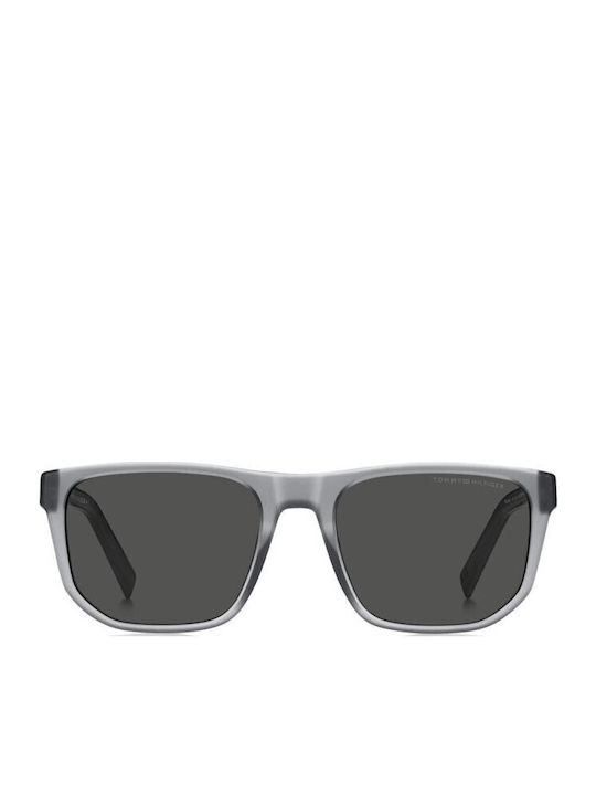 Tommy Hilfiger Sunglasses Gray with Acetate Frame & Gray Lens