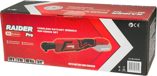 Raider Electric Ratchet 3/8" Battery 20V Solo