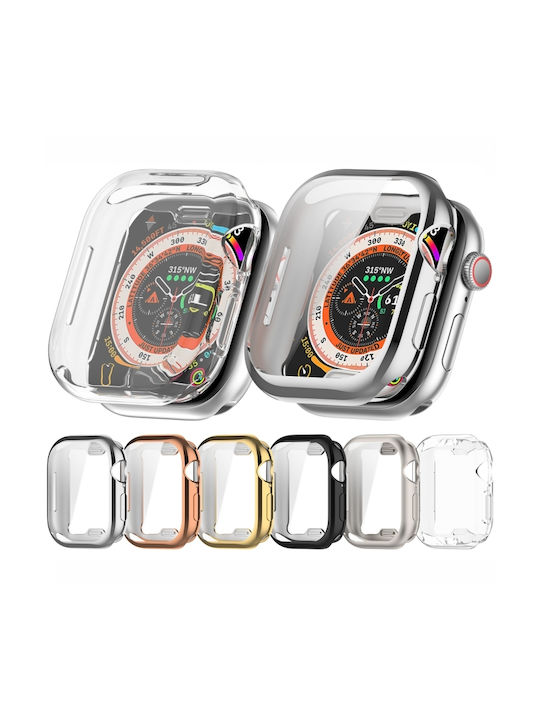 Watch Series Θήκη Σιλικόνης σε Χρυσό χρώμα για Apple Watch Series 10 46mm