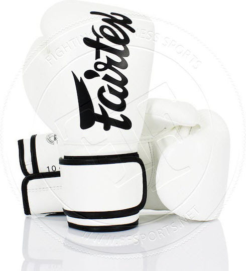 Fairtex Boxing Competition Gloves White