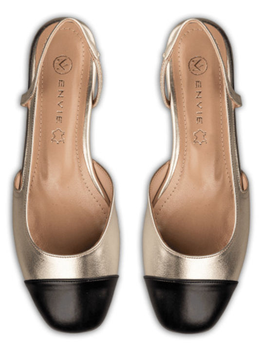Slingback Ballerinas Gold