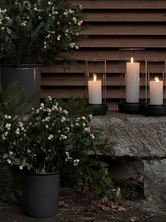 Stelton Suport pentru lumânare Ceramică în culoarea Negru 7x7x28.5buc 1buc