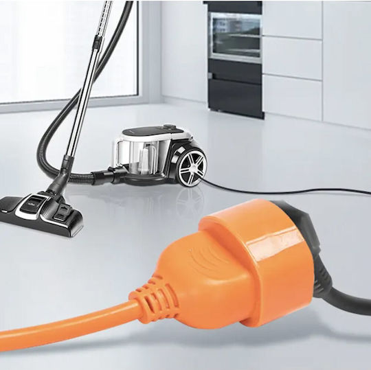 Aigostar Extension Cable Cord 3 x 1.5mm²/30m Orange