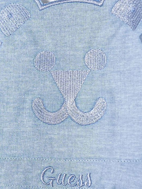Guess Бебешко Боди Къс ръкав Blue