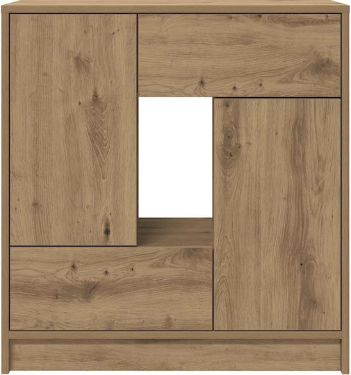 Μπουφές Ξύλινος με Συρτάρια Καφέ 70.5x34x74.5cm