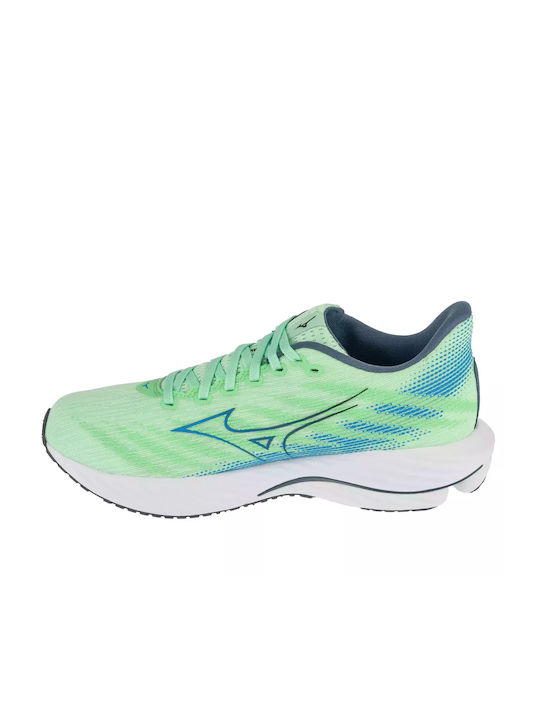 Mizuno Wave Rider 28 Sport Shoes for Training & Gym Green