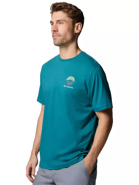 Columbia River T-Shirt Blau