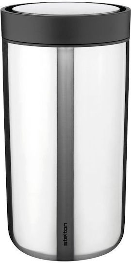 Stelton Ποτήρι Θερμός Ανοξείδωτο 200ml Μαύρο