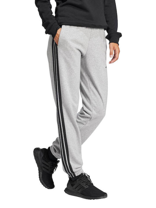 Essentials 3-Stripes Jogginghose Grey