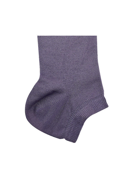 Women's Ankle Cut Cotton Sock 36-41 One Size Pournara 149-152 Amethyst