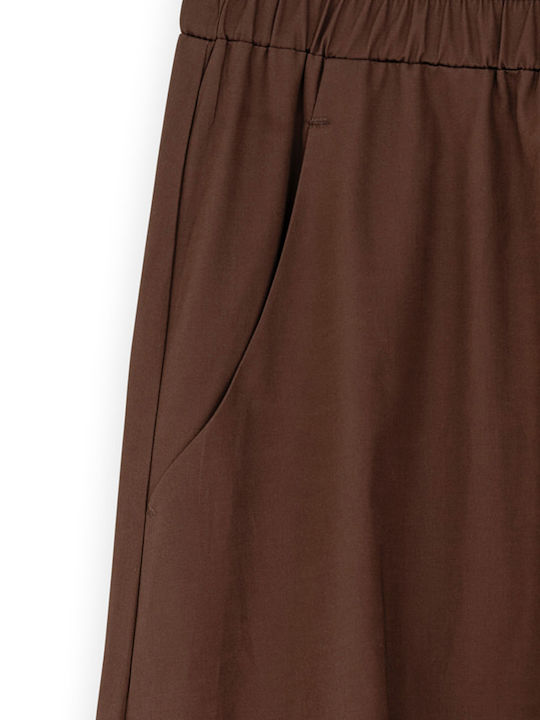 Philosophy Wear Women's Culottes with Elastic Brown