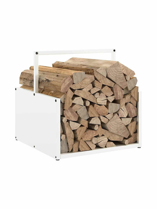 vidaXL Brennholz Hölzernes Regal Holzlagerung 40x40x40cm