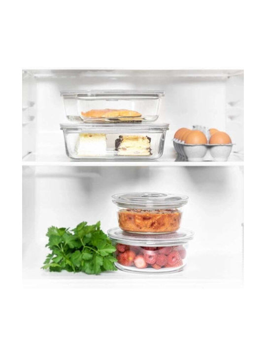 Caso Cutie pentru Mâncare Sticlă Transparent 1000ml 1buc