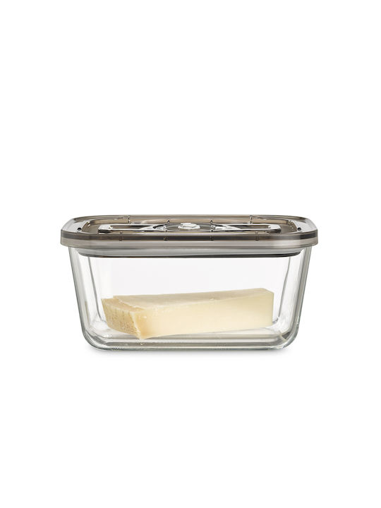 Caso Lunchbox Silikon Transparent Geeignet für die Mikrowelle 800ml 1Stück