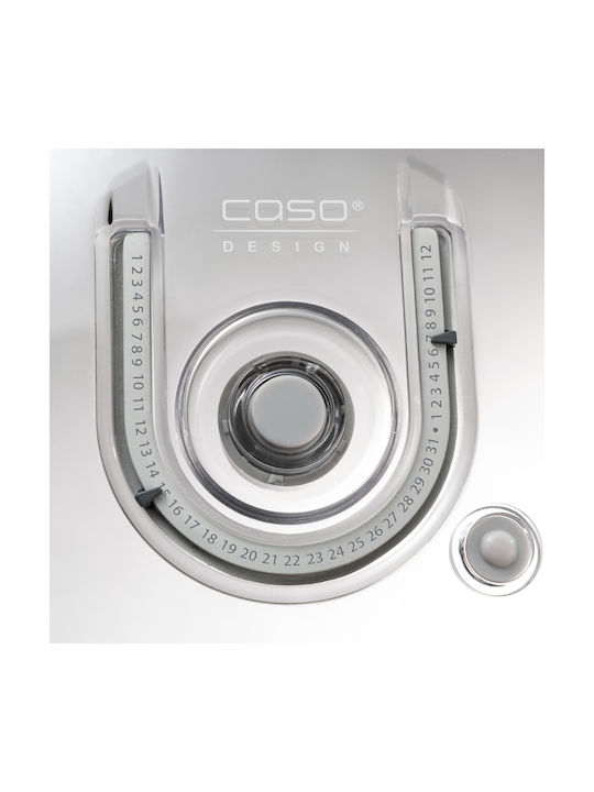 Caso Lunchbox Silikon Transparent Geeignet für die Mikrowelle 600ml 1Stück