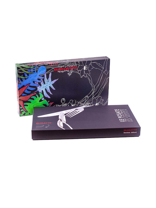 Casa Bugatti Glamour Set de Tacâmuri Inoxidabil Verzi 24buc