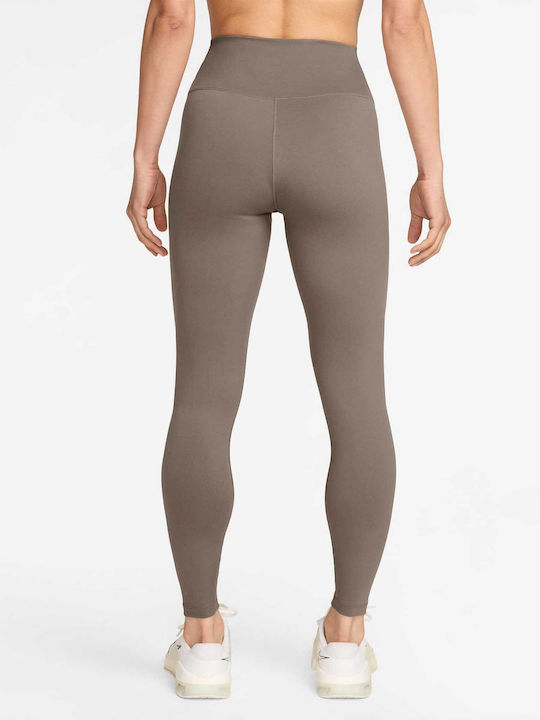 Nike W Nk Df One Women's Cropped Training Legging Brown