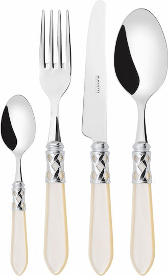 Casa Bugatti Set de Tacâmuri Inoxidabil Argintiu 16buc