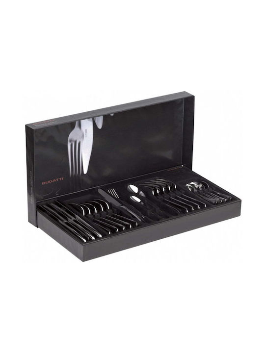 Casa Bugatti Set de Tacâmuri Inoxidabil Auriu 24buc