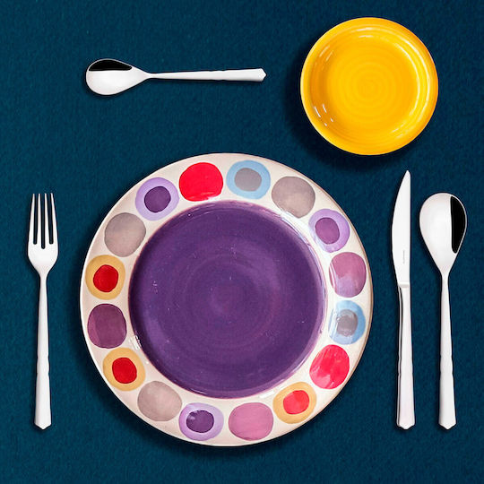 Casa Bugatti Set de Tacâmuri Inoxidabil Argintiu 24buc