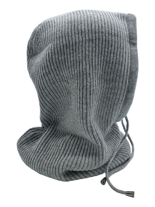 Beanie Unisex Σκούφος Πλεκτός σε Γκρι χρώμα