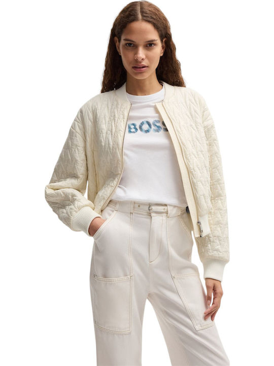Dama Tesatura Pantaloni Cream