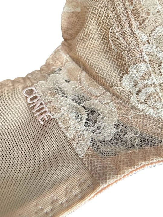 Bra without Padding Underwire Beige