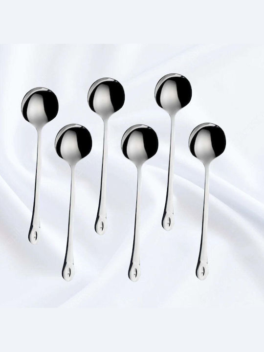 Casa Bugatti Non Solo Caffe Löffelset Kaffee/Tee Metall Silber 6Stück