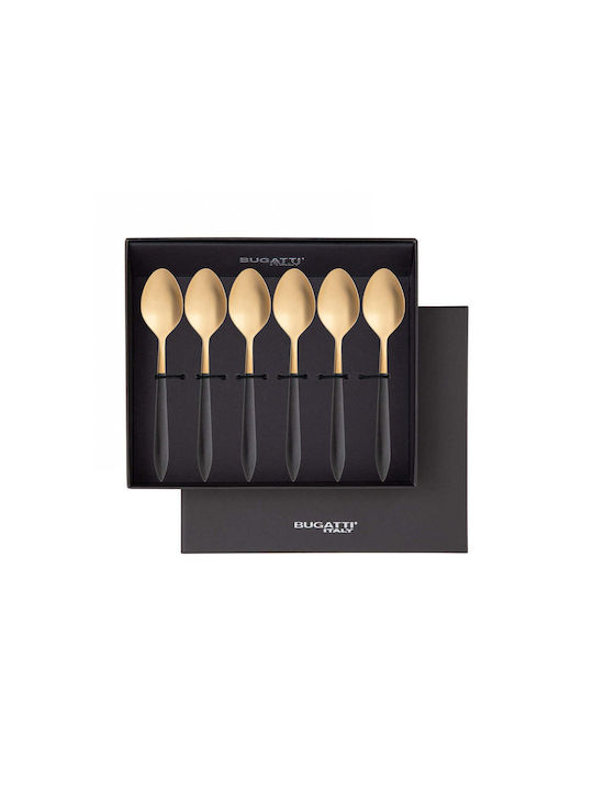 Casa Bugatti Asgdn-004n07 Set de Linguri Desert / Înghețată Inoxidabile Auriu 6buc