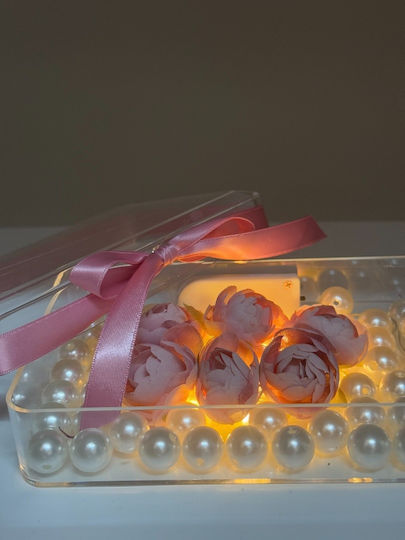 LiebeQueen Dekorative Lampe Blume Rosa