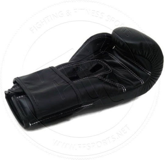 Fairtex Boxhandschuhe Leder für Kampf Schwarz
