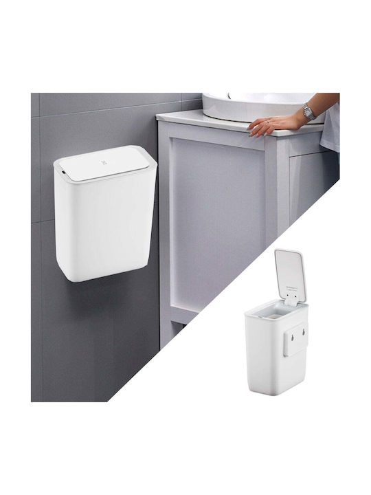 Eko Morandi Smart Waste Bin Waste Plastic with Photocell White 8lt 1pcs