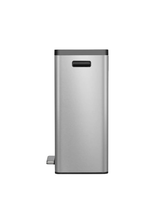 Eko Ecocasa Ii Waste Bin Waste made of Stainless Steel with Pedal Gray 45lt 1pcs