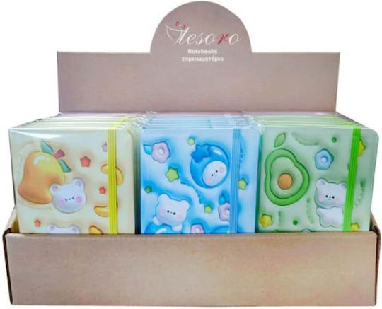 Tesoro Notebook 80 Sheets A6 Ruled with Elastic (Μiscellaneous Designs)