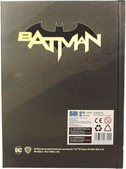 Sd Toys Batman Batsignal Light Carnet Gri
