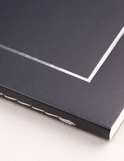 Rhodia Σημειωματάριο A5 Ριγέ Μαύρο