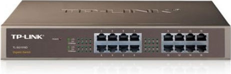 TP-LINK TL-SG1016D Unmanaged L2 Switch with 16 Gigabit (1Gbps) Ethernet Ports