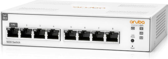 Aruba Aruba Instant On 1830 Managed L2 Switch με 8 Θύρες Gigabit (1Gbps) Ethernet