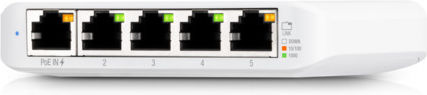 Ubiquiti USW Flex Mini (3-Pack) Managed L2 PoE+ Switch with 5 Gigabit (1Gbps) Ethernet Ports