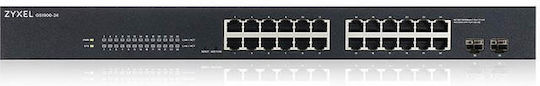 Zyxel GS1900-24 v2 Managed L2 Switch με 24 Θύρες Gigabit (1Gbps) Ethernet και 2 SFP Θύρες