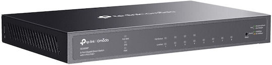 TP-LINK TL-SG2008P v1 Managed L2 PoE+ Switch με 8 Θύρες Ethernet