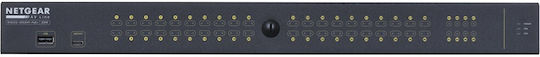 NetGear GSM4248PX Gestionat L3 PoE+ Switch cu 40 Porturi Gigabit (1Gbps) Ethernet și 8 Porturi SFP